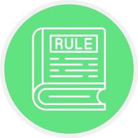 Rule Creative Icon Design vector