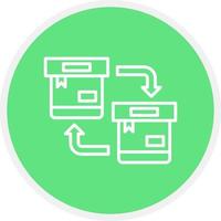 Replacement Creative Icon Design vector