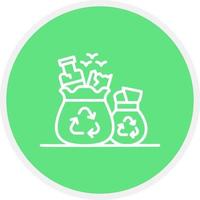 Garbage Creative Icon Design vector