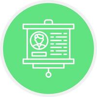 Presentation Creative Icon Design vector