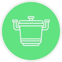 Pot Creative Icon Design vector