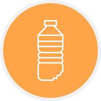 Water Bottle Creative Icon Design vector