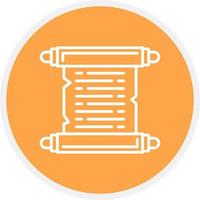 Scroll Creative Icon Design vector