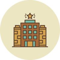 diseño de icono creativo de edificio de oficinas vector