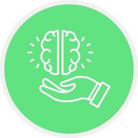 Brain Creative Icon Design vector