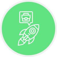 Rocket Creative Icon Design vector