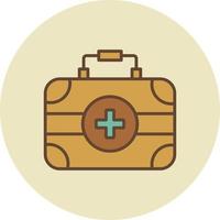 First Aid Kit Creative Icon Design vector