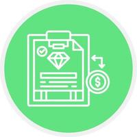 Pledge Creative Icon Design vector
