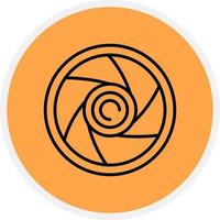 Shutter Creative Icon Design vector
