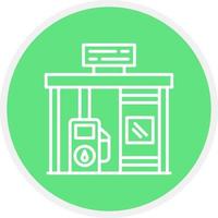 Gas Station Creative Icon Design vector