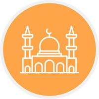 Mosque Creative Icon Design vector