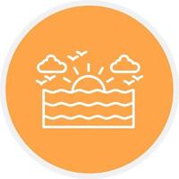 Sea Creative Icon Design vector