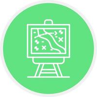 Map Creative Icon Design vector