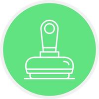 Rubber Stamp Creative Icon Design vector