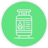 Gas Cilinder Creative Icon Design vector