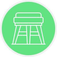 Stool Creative Icon Design vector