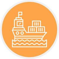 diseño de icono creativo de barco vector