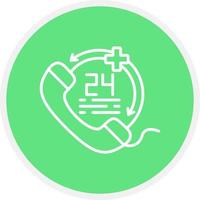 Emergency call Creative Icon Design vector