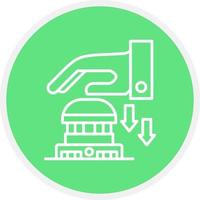 Emergency Button Creative Icon Design vector