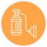 Oxygen Tank Creative Icon Design vector