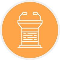 Lectern Creative Icon Design vector