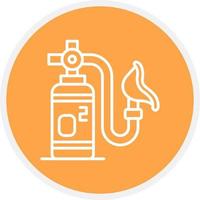 Oxygen Mask Creative Icon Design vector