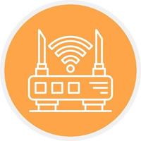 Router Creative Icon Design vector