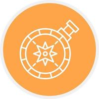 Compass Creative Icon Design vector