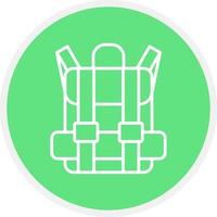 Travel Bag Creative Icon Design vector