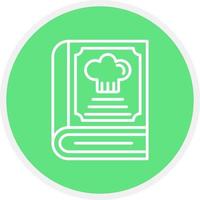 Cook Book Creative Icon Design vector