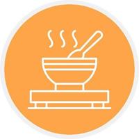 Hot Soup Creative Icon Design vector
