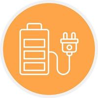 Charging  Creative Icon Design vector