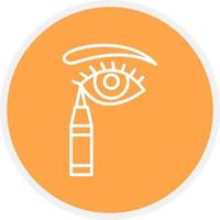 Eyeliner Creative Icon Design vector