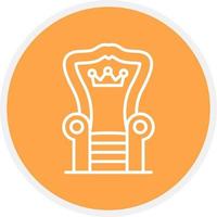 Throne Creative Icon Design vector