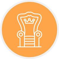 Throne Creative Icon Design vector