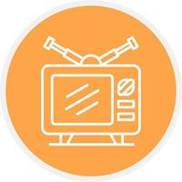 Tv Creative Icon Design vector