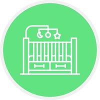 Crib Creative Icon Design vector