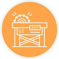 Sawmill Creative Icon Design vector