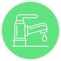 Tap Water Creative Icon Design vector