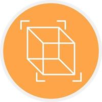 3d Cube Creative Icon Design vector