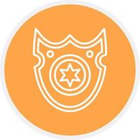 Badge Creative Icon Design vector