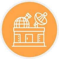 Observatory Creative Icon Design vector
