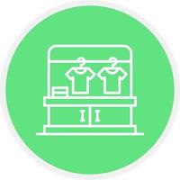 Clothes Rack Creative Icon Design vector