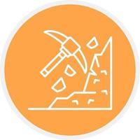 Mining Creative Icon Design vector