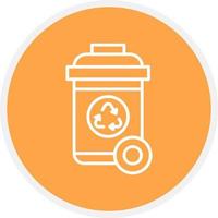 Recycle Bin Creative Icon Design vector