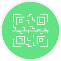Qr Code Creative Icon Design vector