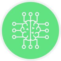 Neuroimaging Creative Icon Design vector