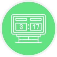 Scoreboard Creative Icon Design vector