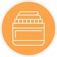 Cream Creative Icon Design vector