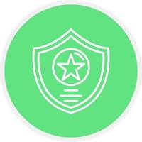 Sheriff Creative Icon Design vector